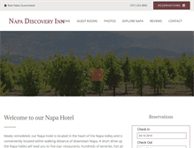 Tablet Screenshot of napadiscoveryinn.com